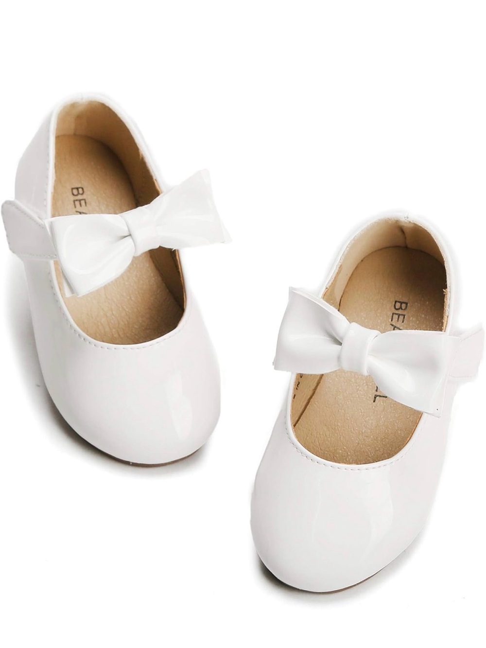 Felix & Flora WhiteToddler Flower Girl Dress Shoes